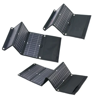 Солнечное зарядное устройство мощностью 21 Вт с 2 USB-портами, портативное зарядное устройство для телефона на солнечной батарее для кемпинга, пеших прогулок, совместимое с iPhone, iPad Pro/Air