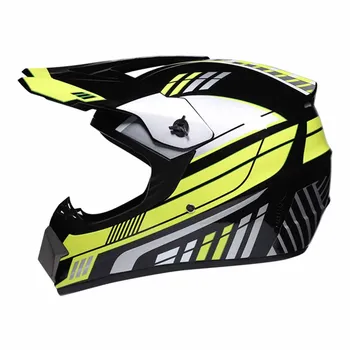 S-XL Yellow Fly Полнолицевой Гоночный Шлем С Защитой От Падения, Дышащий Шлем Для Мотокросса, Износостойкое Мотоциклетное Снаряжение