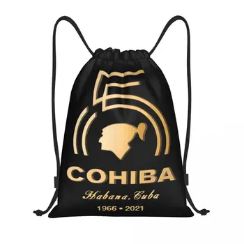 Cohiba Kanye Cuban Сумки на шнурке Женские Мужские Складные спортивные сумки для спортзала Рюкзаки для покупок