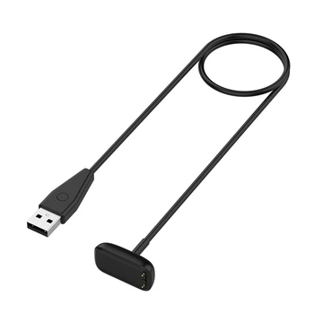 Для Fitbit Charge 5/Luxe USB Беспроводное магнитное зарядное устройство, кабель, док-станция для зарядки, портативный адаптер, аксессуары для смарт-часов