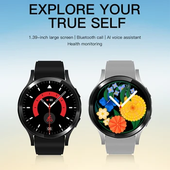 Для Samsung Galaxy Watch 5 Пользовательские HD Голосовые Вызовы Мужские Смарт-Часы Женские Relojes Hombre Водонепроницаемые Смарт-часы 2023 P-luxury