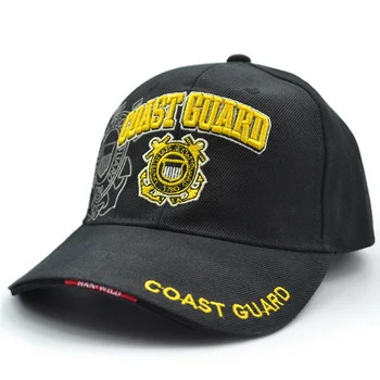 Регулируемая Военная тактическая бейсболка береговой охраны Армии США Летняя Мужская Тренировочная кепка для скалолазания на открытом воздухе Солнцезащитная хлопчатобумажная шляпа